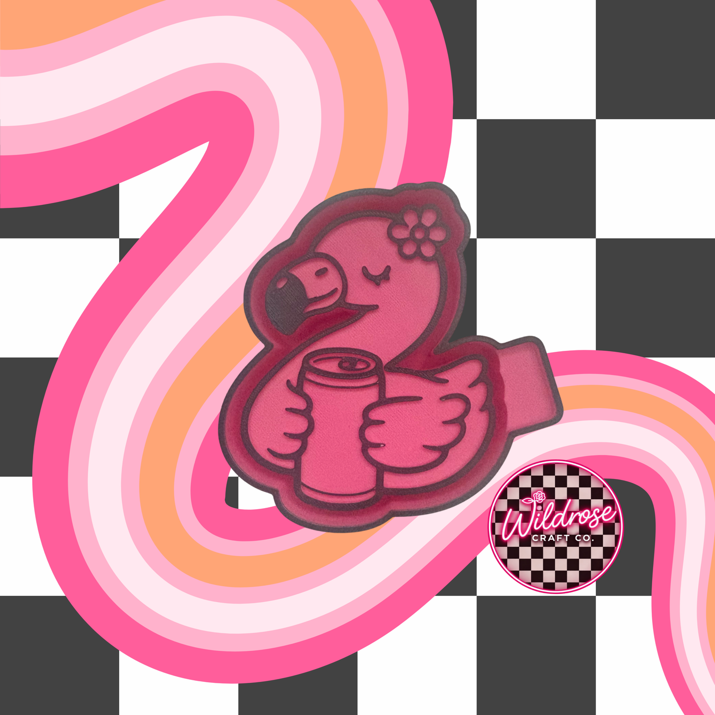 Cardstock Flamingo