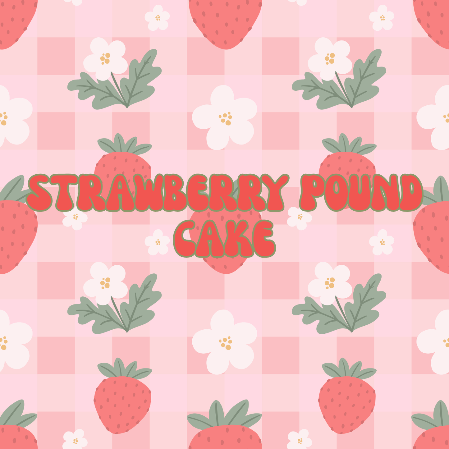 Strawberry Pound Cake