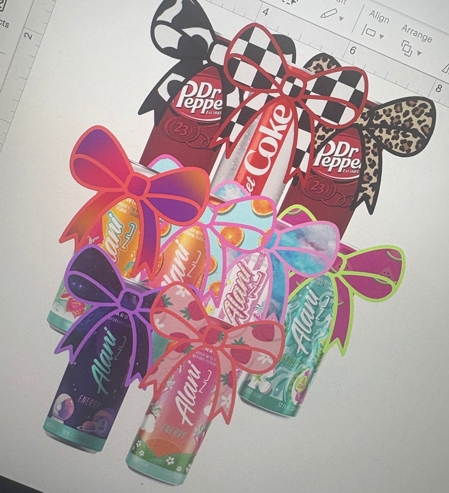 Can with Bow Cardstock