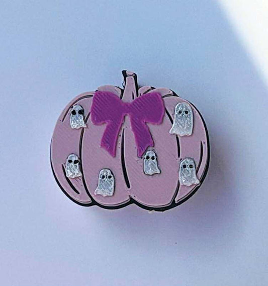 Pink Ghostie Pumpkin