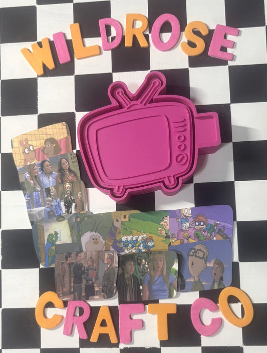 Retro TV with Cardstock